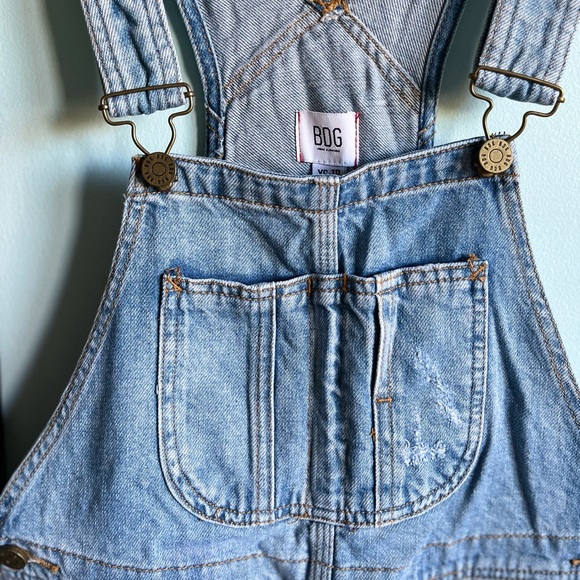 BDG Ripped Denim Overalls - Picture 4 of 10